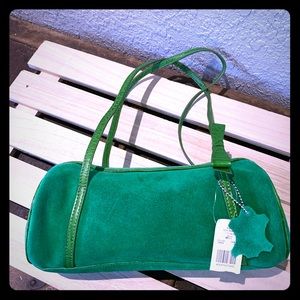 Valerie Stevens Green Leather Mini Bag